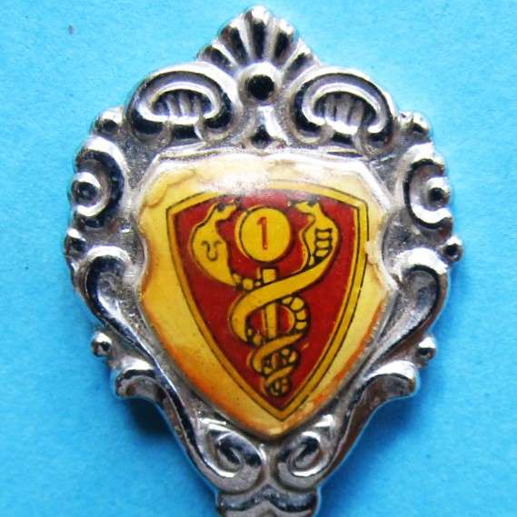 SADF 1 Military Hospital Crested Spoon