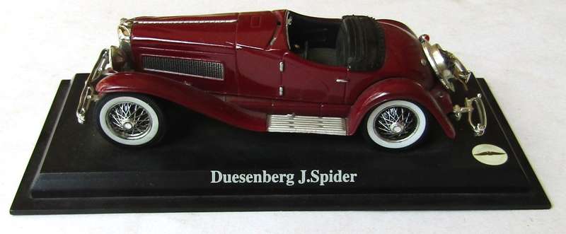 Duesenberg J Spider 1:43 Scale Model Car