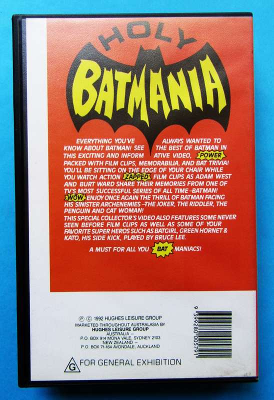Holy Batmania - Collector Batman VHS Video Tape (1992)