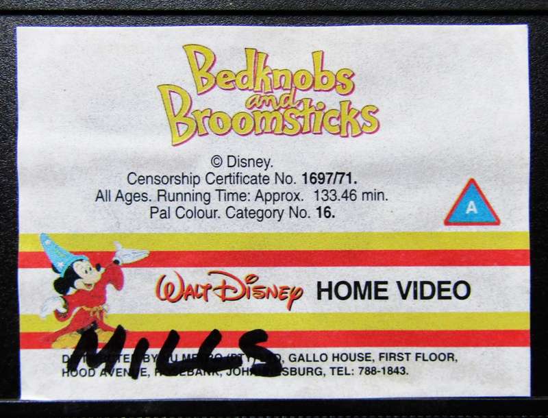Bedknobs and Broomsticks - Walt Disney VHS Tape