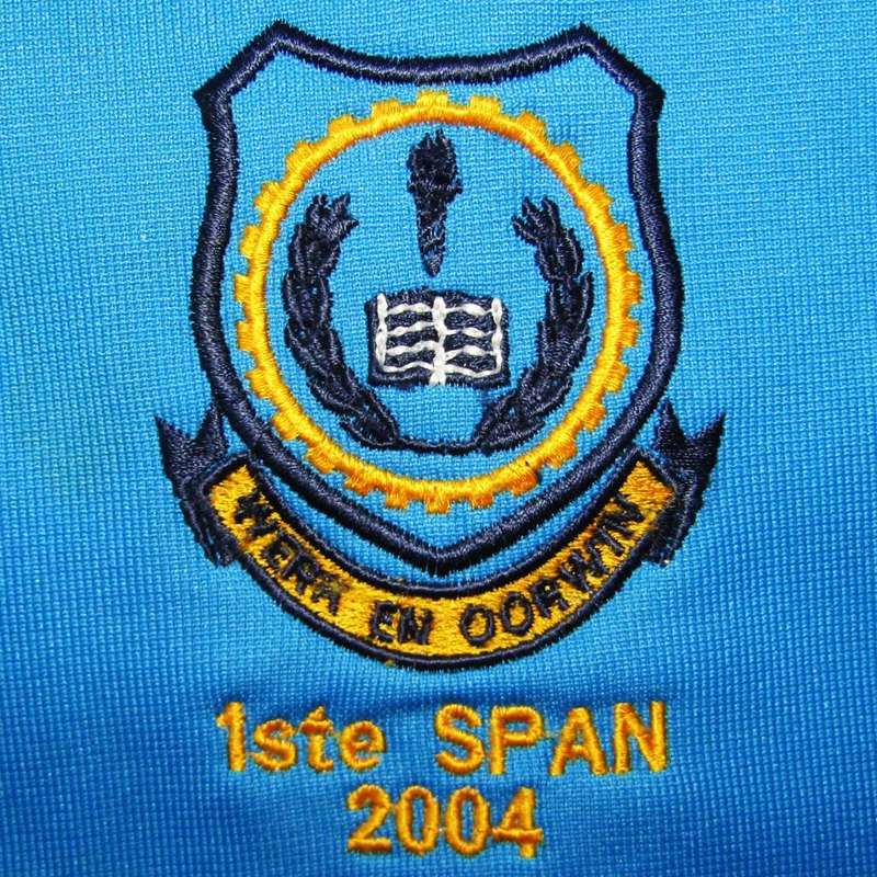 2004 Hoërskool Oos Moot 1ste Span Players Rugby Jersey