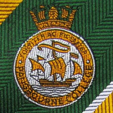 Old Pangbourne College Springbok Rugby Neck Tie