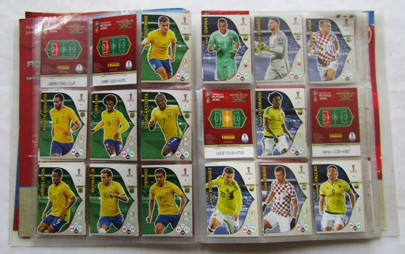2018 Russia FIFA World Cup Panini Adrenalyn XL Album with 120+ Cards
