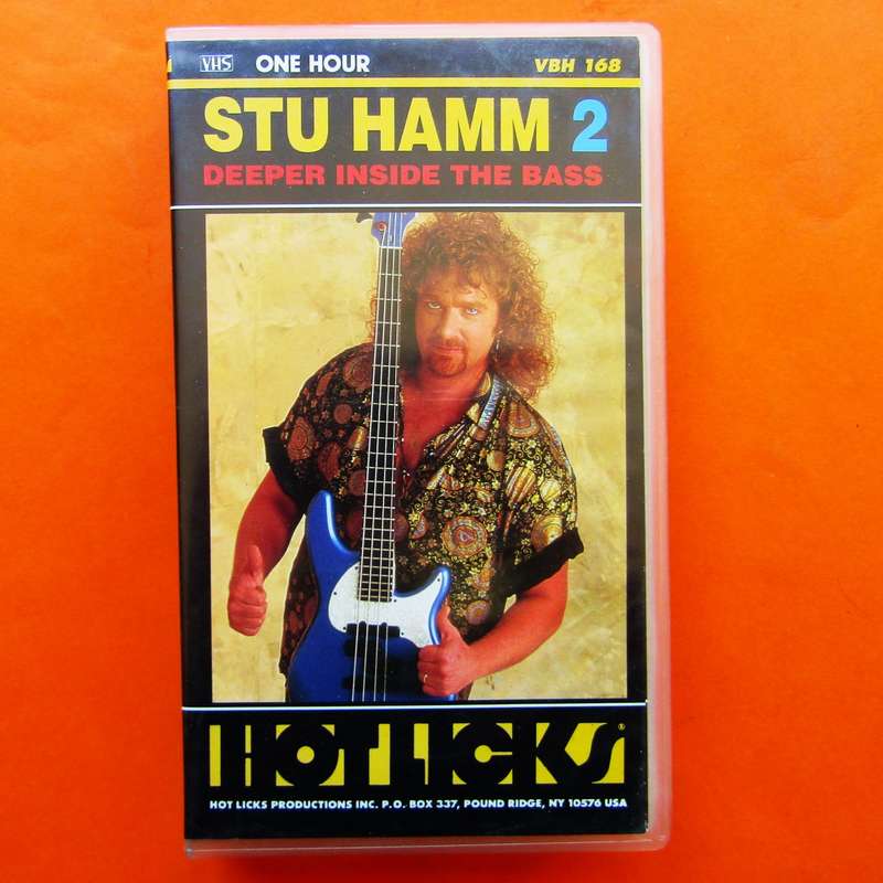 Stu Hamm 2 - Deeper Inside the Bass - VHS Tape with Booklet