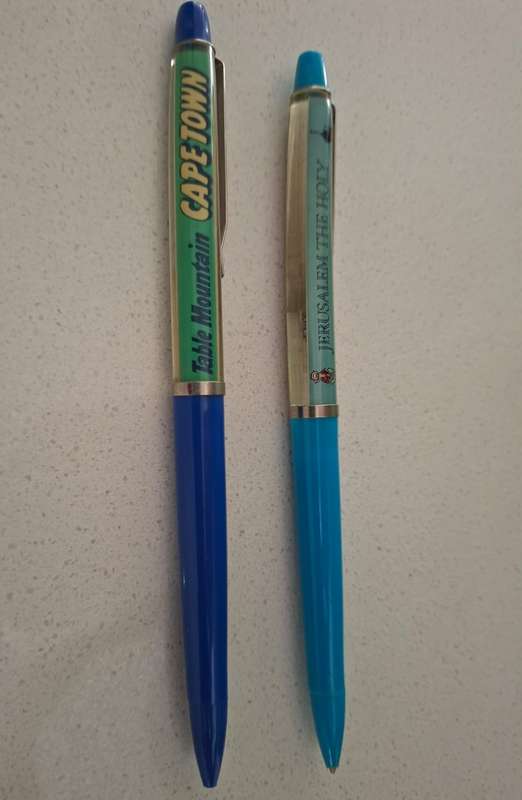 Old Cape Town and Jerusalem Pens