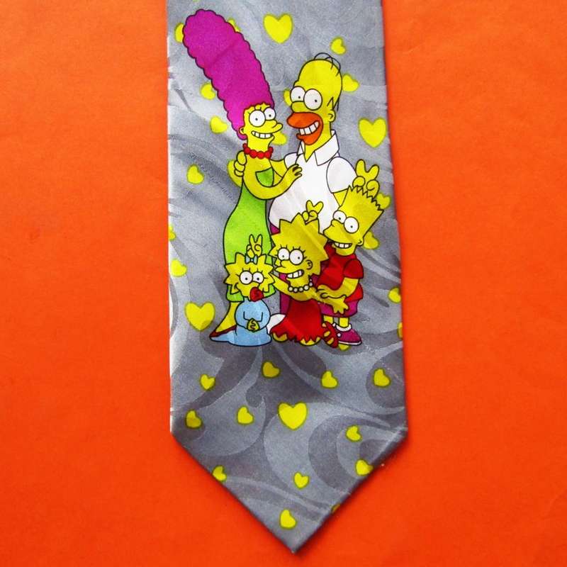 The Simpsons Cartoon Neck Tie