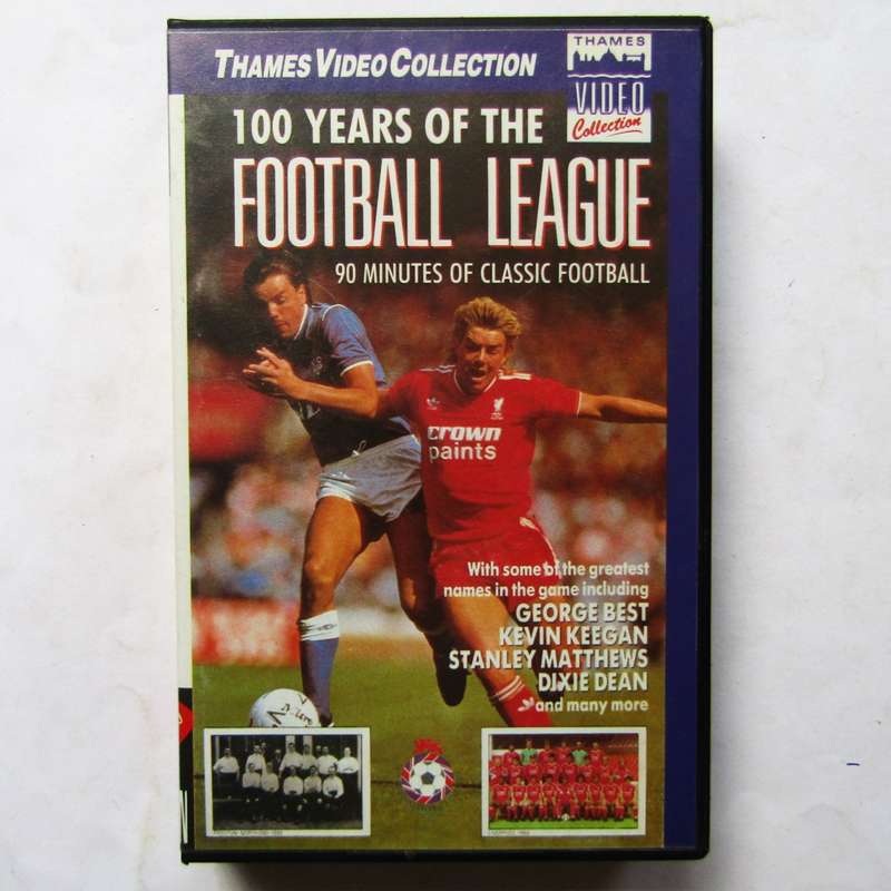 100 Years of the Football League - VHS Video Tape (1988)