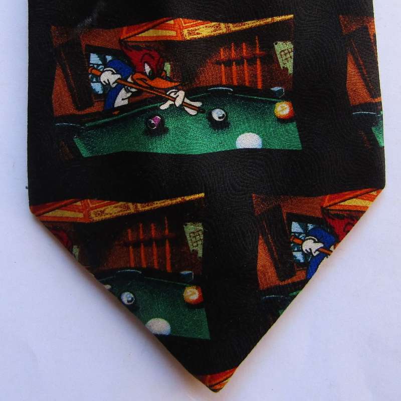 1998 Woody Woodpecker Cartoon Neck Tie