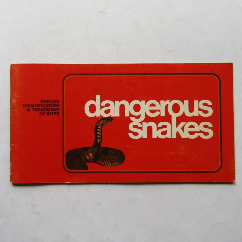 Old SA Dangerous Snakes & Treatment of Bites Information Booklet