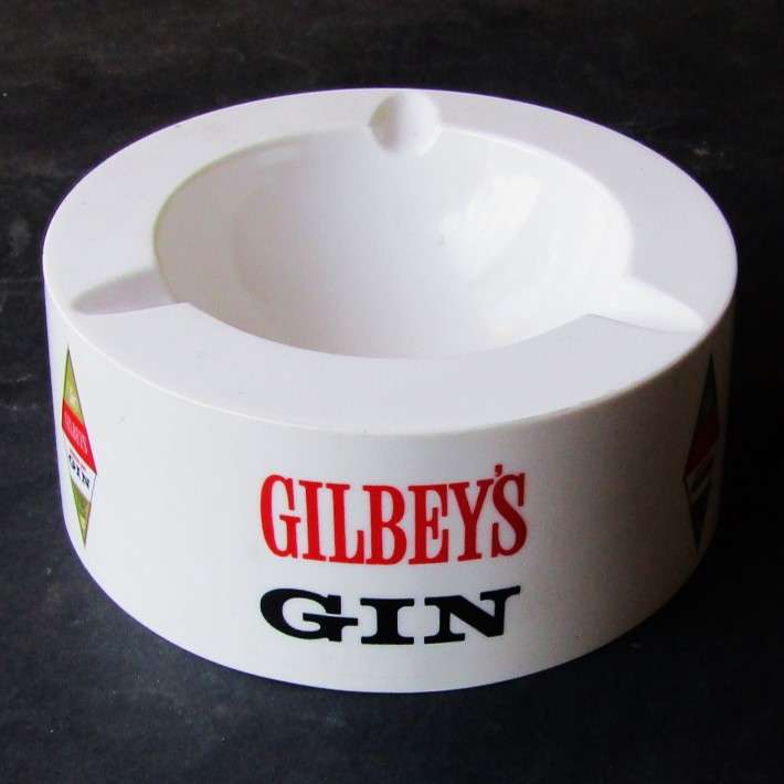 Old Gilbey's Gin Ashtray