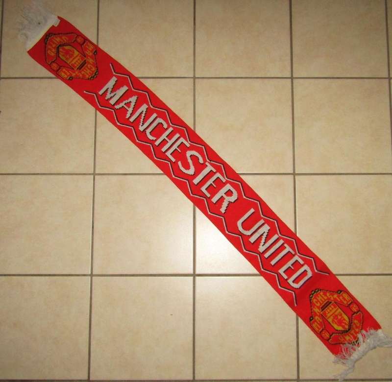 Old Manchester United Football Scarf