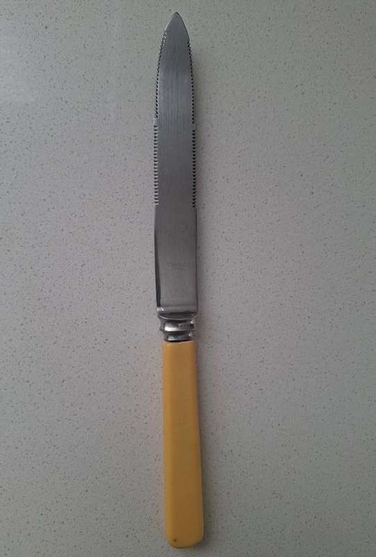 Vintage Made in England Bone Handle Pruning Knife - 20cm