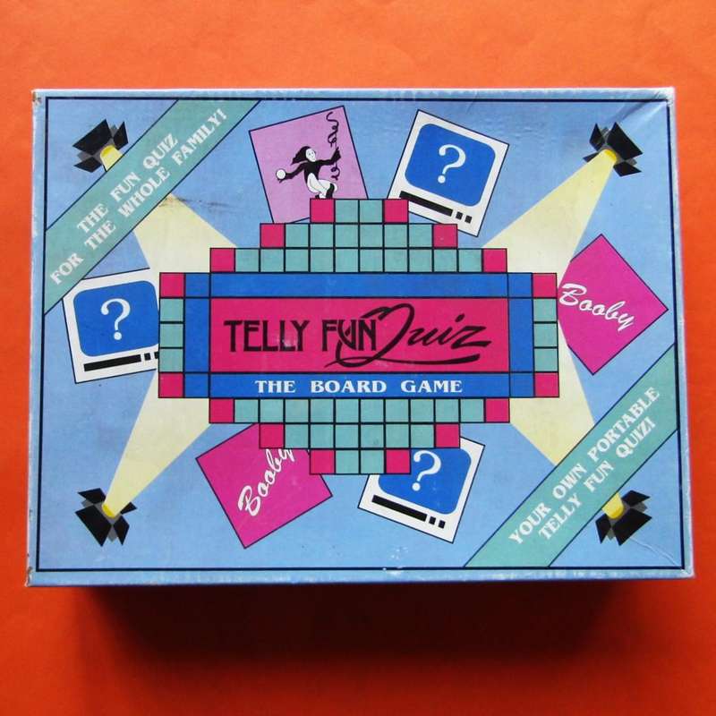 1992 Telly Fun Quiz Board Game