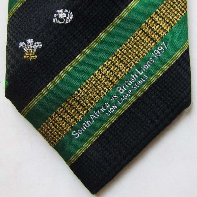 1997 Springboks vs British Lions Rugby Neck Tie