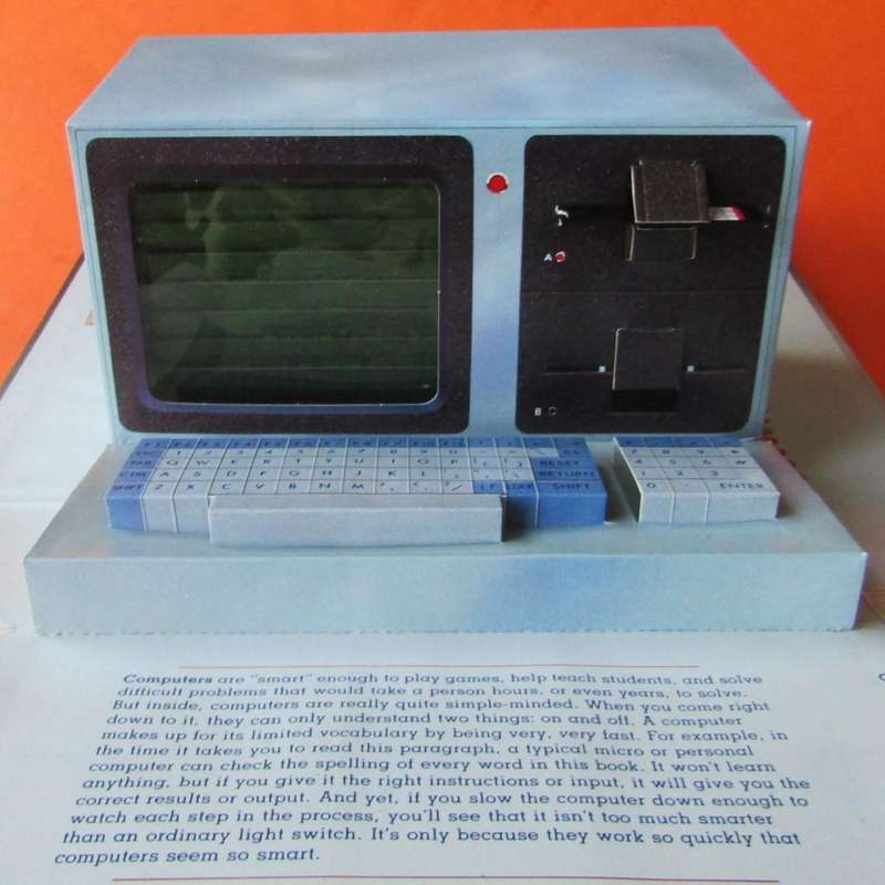 Inside the Personal Computer - 1984 Hardcover Pop-Up Guide Book