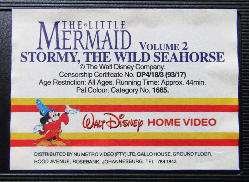 The Little Mermaid Volume 2 - Walt Disney VHS Tape (1993)