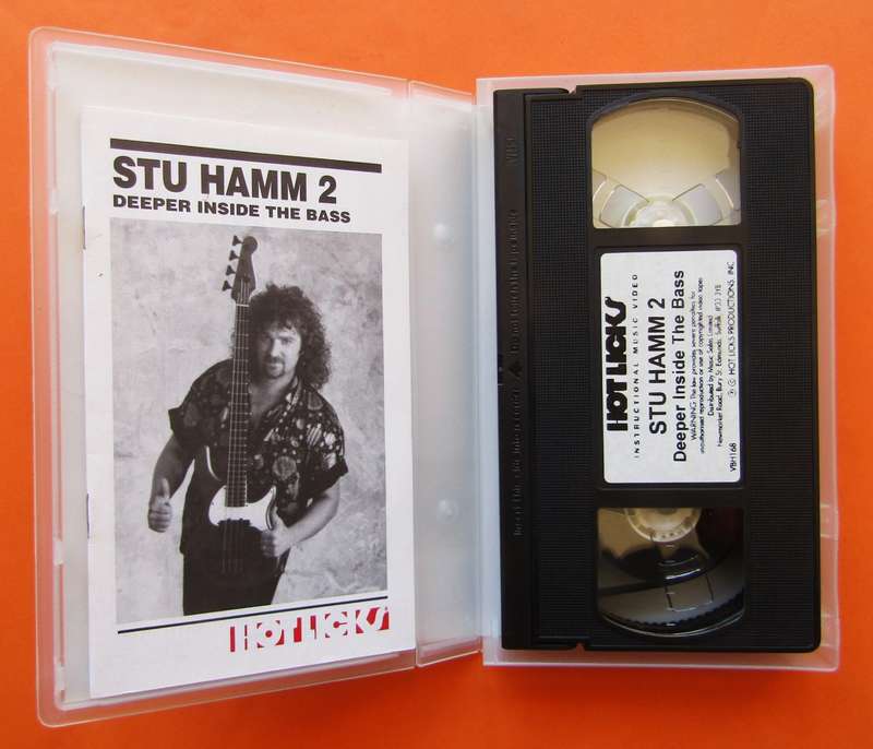 Stu Hamm 2 - Deeper Inside the Bass - VHS Tape with Booklet