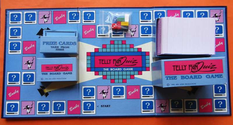 1992 Telly Fun Quiz Board Game