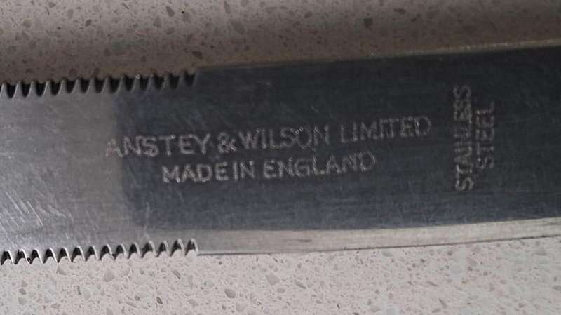 Vintage Made in England Bone Handle Pruning Knife - 20cm