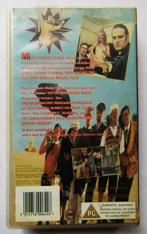 Monty Python's and Now for Something Completely Different - VHS Tape (1993)