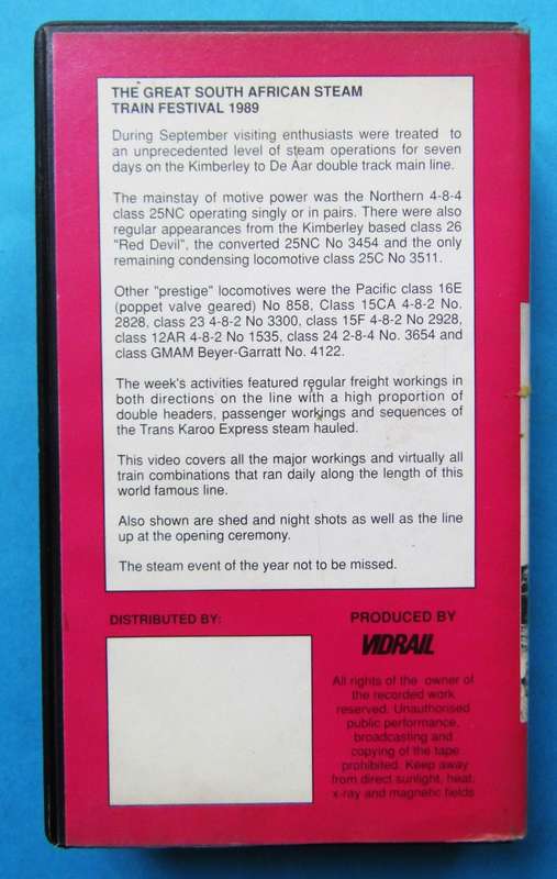 1989 SAR Railways Steam Train Festival - VHS Video Tape