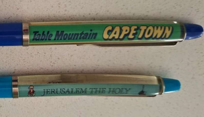 Old Cape Town and Jerusalem Pens
