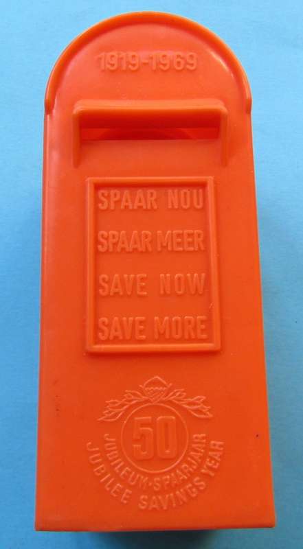1969 RSA Savings Service Plastic Money Box