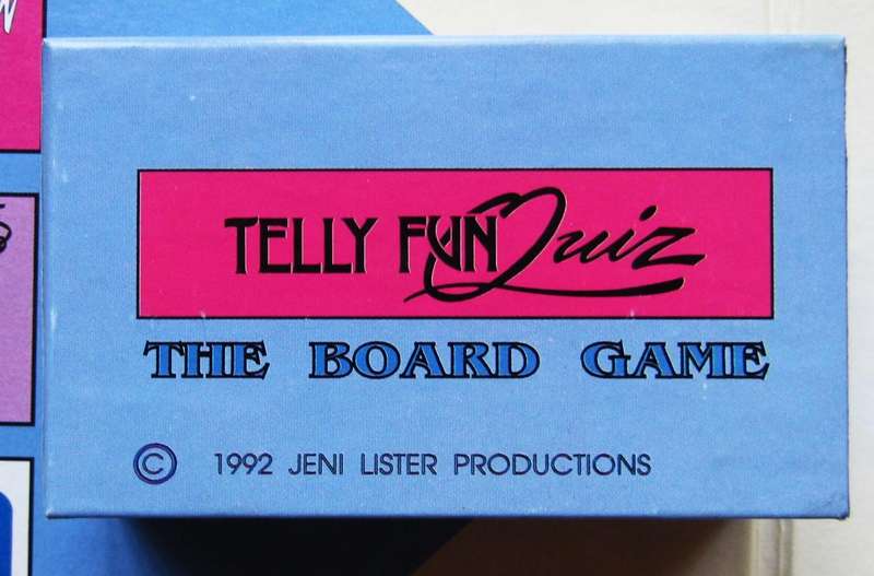 1992 Telly Fun Quiz Board Game