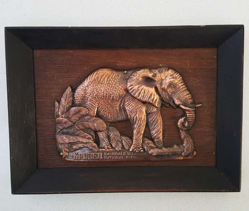 Old Kruger Park Wildtuin Wall Plaque