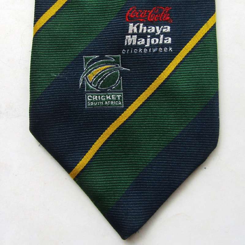 Old Coca Cola Khaya Majola Cricket Week Neck Tie