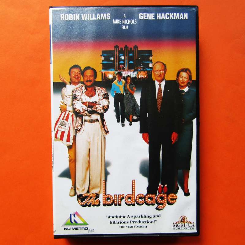 The Birdcage - Robin Williams - Movie VHS Tape (1996)