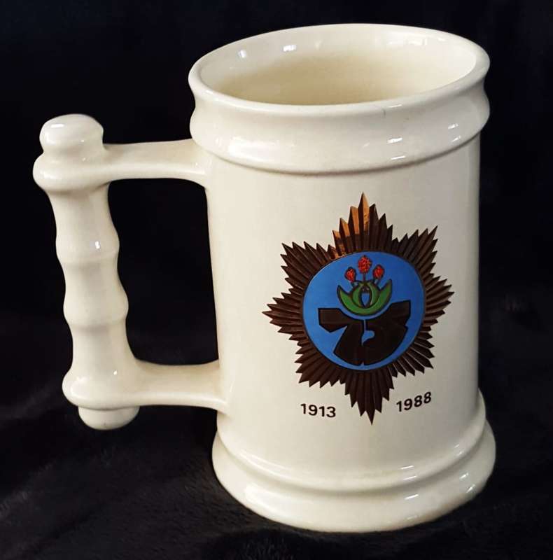 1988 SA Police 75 Year Anniversary Beer Mug