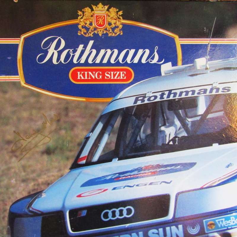 Large Old Rothmans King Size Cigarettes Hardboard Advertising Display