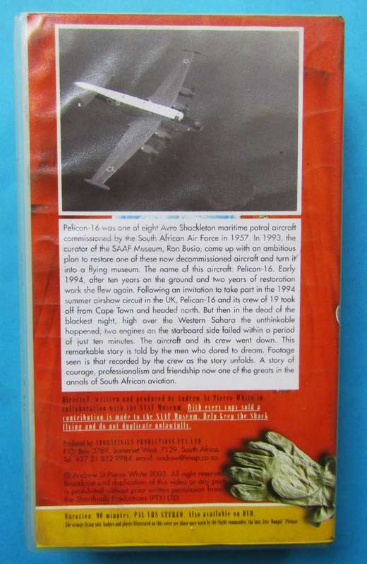 The Death of Pelican 16 - SAAF VHS Video Tape (2003)