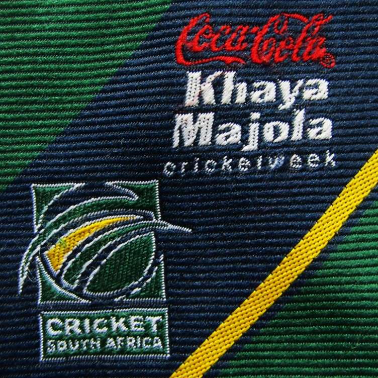 Old Coca Cola Khaya Majola Cricket Week Neck Tie