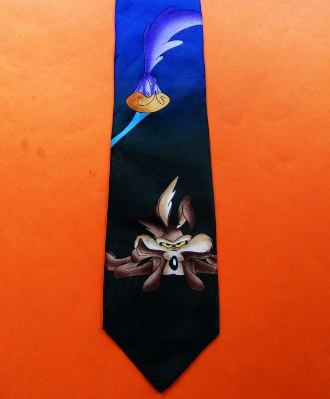 1995 Looney Tunes Cartoon Neck Tie