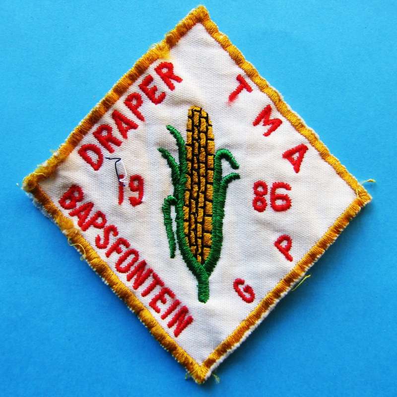 1986 Bapsfontein Draper GP Patch Badge
