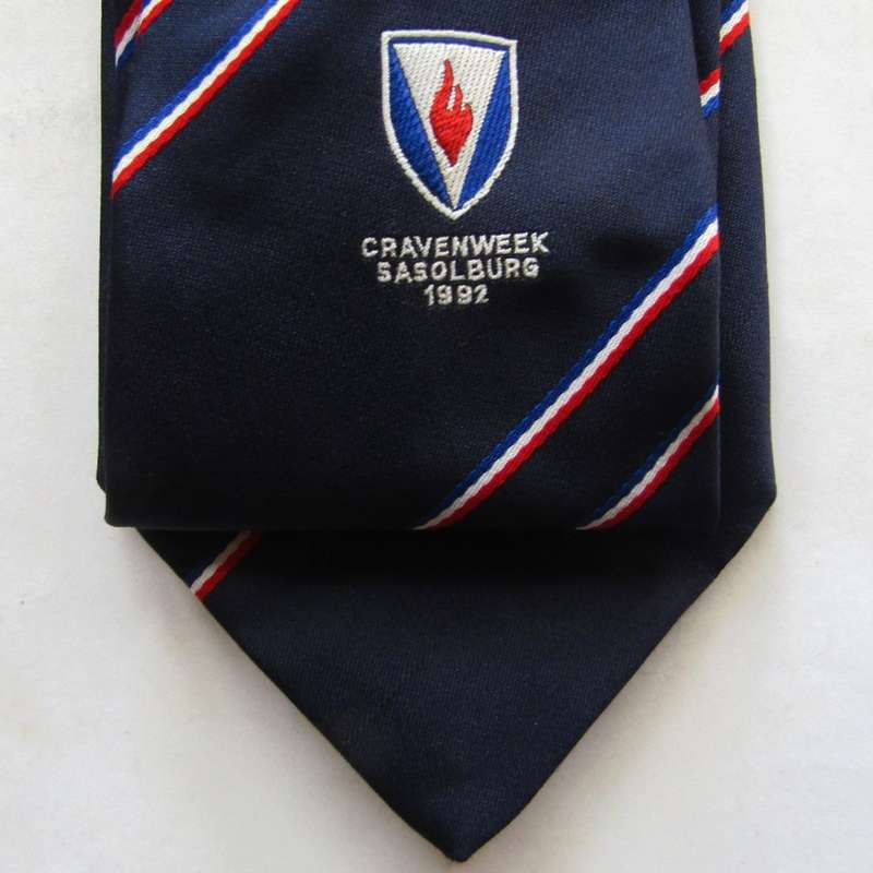 1992 Sasolburg Craven Week Rugby Neck Tie