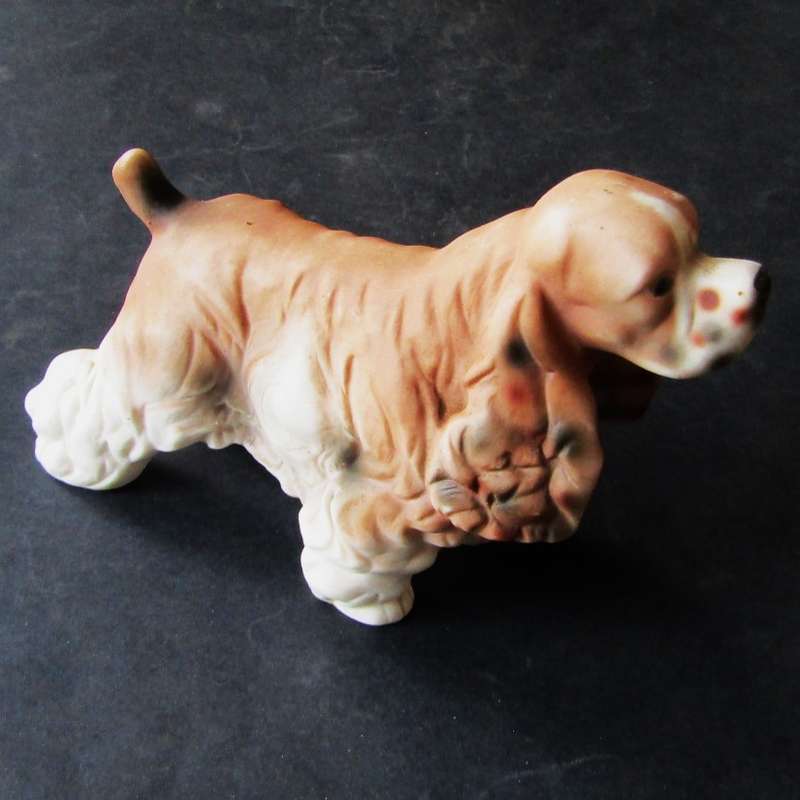 Cocker Spaniel Dog Ceramic Figure