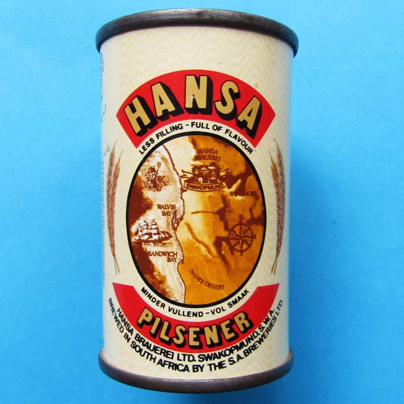 Old Miniature Hansa Pilsener Beer Advertising Can