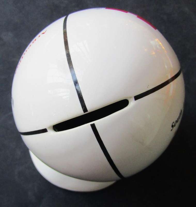 1995 Wurth Advertising Rugby Ball Shaped Money Box