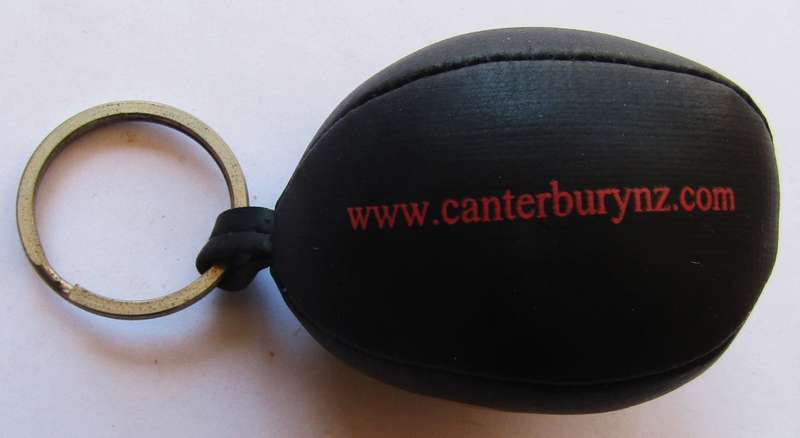 Old Canterbury Rugby Ball Shaped Keyring