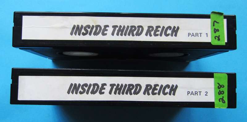 Inside the Third Reich - Part 1 and 2 - Betamax Video Tapes (1982)