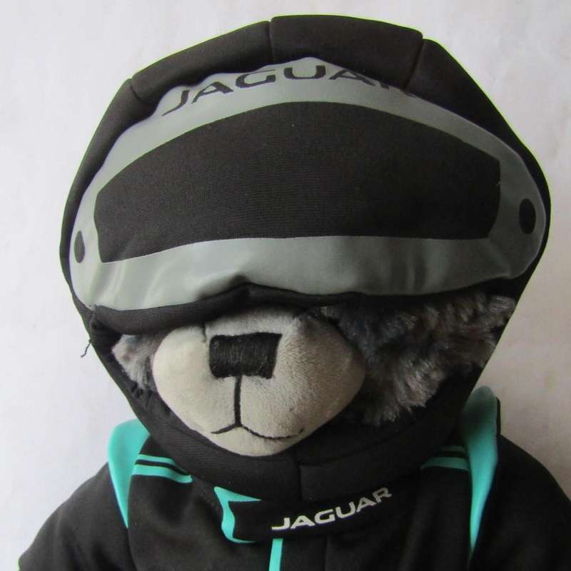 Cool Jaguar Racing Teddy Bear Mascot