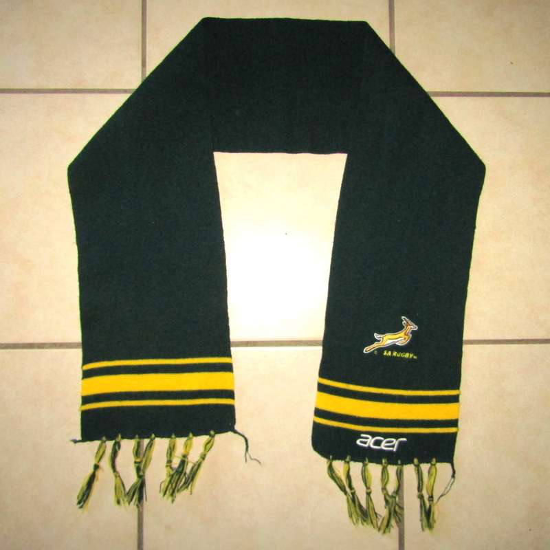 Old Acer Springbok Rugby Scarf