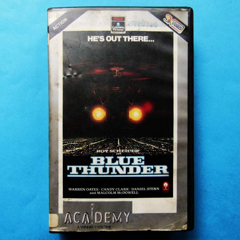 Blue Thunder - Helicopter Action Movie VHS Tape (1985)
