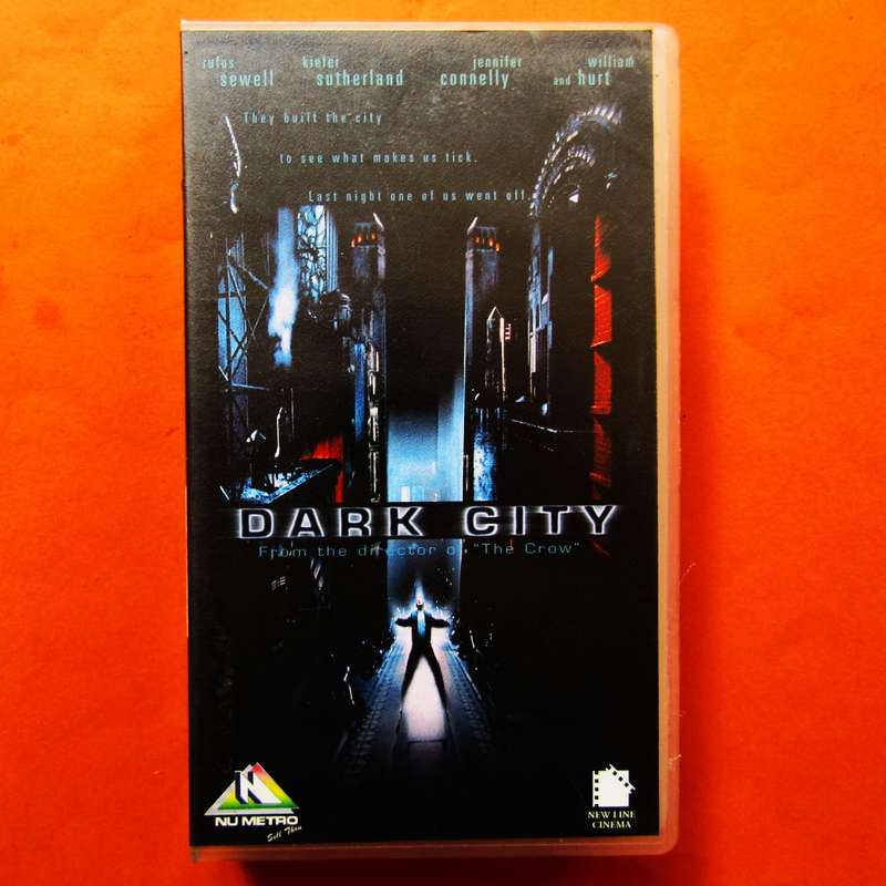Dark City - Cyberpunk Movie VHS Tape (1998)