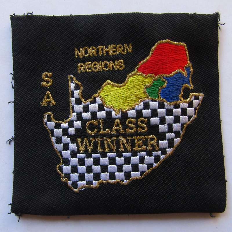Old SA Northern Regions Class Winner Motorsport Patch Badge