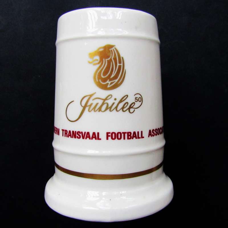1982 Southern Transvaal Football Association 50 Year Jubilee Beer Mug