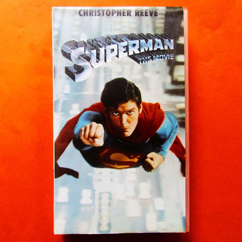Superman - Christopher Reeve - Movie VHS Tape (1998)